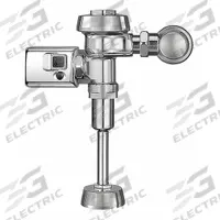 SLOAN Automatic Flush Valve: 1.5 gpf Gallons per Flush, Battery, 11 1/2 in Rough-In, Exposed, Top (MPN Sloan 186 DFB SMO). Key specifications — Spud Location: Top; Brand: SLOAN.