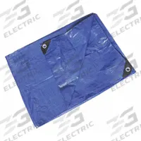 APPROVED VENDOR Tarp: 49.17 ft Lg, 28.83 ft Wd, Std Duty, 5.1 mil, Polyethylene, Blue/Green (MPN 3W560). Key specifications — Color: Green; Brand: APPROVED VENDOR.
