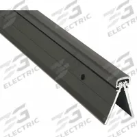 NATIONAL GUARD Piano Hinge: Aluminum, 95 in Leaf Ht, 1 9/16 in Leaf Wd, Screw-On (MPN HD1100DKB-95). Key specifications — Material: Aluminum.