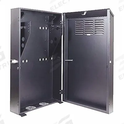 VIDEO MOUNT PRODUCTS Vertical Wall Cabinet: 5 Rack Units, 42 3/4 in x 25 5/8 in x 9 3/4 in - Server Rack Enclosures & Network Cabinets