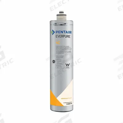 EVERPURE Water Filter Cartridge: 0.5 micron, 0.5 gpm, 3,000 gal - Quick-Connect Drinking Fountain & Beverage Machine Water Filters