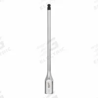 MILWAUKEE Bit Socket: 3/8 in Drive Size, Ball Hex Tip, 5 mm Tip Size, 6 in Overall Lg, Fixed Insert (MPN 45-34-1098). Key specifications — attr1204765: Fixed Insert; attr1204767: MILWAUKEE.