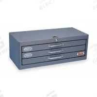 HUOT End Mill Cabinet: 82 Compartments, For 1/16" to 1" 2-Flute End Mills (MPN 13300). Key specifications — attr1199420: HUOT; attr1199421: 1/16 in to 1 in.