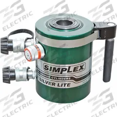 SIMPLEX Hollow Hydraulic Ram: 50 ton Nominal Capacity, 2 in Nominal Stroke Lg, 2.13 in, RACD (MPN RACD502). Key specifications — attr1099385: 2.13 in.