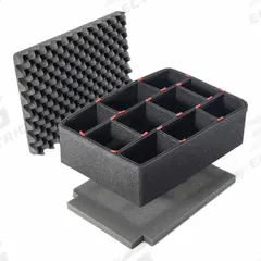 PELICAN Protective Equipment: 39 5/8 in x 18 1/8 in, 1/2 in Foam Thick, Steel (U-Pin), 2 Inserts (MPN 1550TPKIT). Key specifications — attr1188295: 1550; attr1188298: PELICAN; attr1189912: 9KD59.