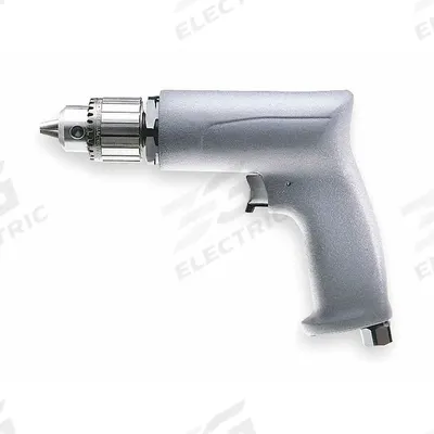 INGERSOLL RAND Air-Powered Drill: 1/2 in Chuck, Heavy Duty, 950 RPM, 0.5 hp - Pistol-Grip Air-Powered Drills
