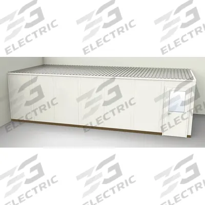 PORTA-FAB Modular In-Plant Office: 28 ft x 12 ft x 8 ft, 2 Walls, Steel-Covered Drywall - 2-Wall Unassembled In-Plant Offices