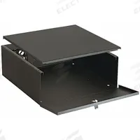 VIDEO MOUNT PRODUCTS DVR Lockbox: 8 in Overall Ht, 21 in Overall Dp, 21 in Overall Wd, Surface/Wall (MPN DVR-LB1). Key specifications — Brand: VIDEO MOUNT PRODUCTS; Includes: Fan.