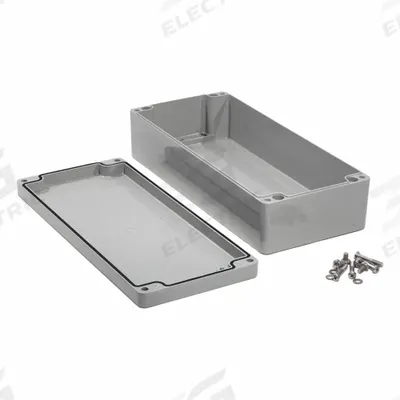 HAMMOND Enclosure: Die-Cast Aluminum, 14 in x 6 in x 4 in, NEMA 12/13/4/4X/6/6P - Fiberglass Submersible Enclosures