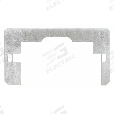NVENT CADDY Wiring Device Retainer: Steel, Silver, 2.3 in Overall Wd - Mounting Accessories for Electrical Boxes