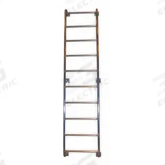 TRI-ARC Fixed Ladder: 12 ft Overall Ht, 21.1 in Overall Wd, Aluminum, 300 lb Load Capacity, 12 Rungs (MPN WLA8SS). Key specifications — Brand: TRI-ARC; Assembly: Assembled; Number of Sections: 1.