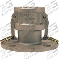Cam and Groove Coupling: 6 in Coupling Size, 75 psi Max. Working Pressure @ 70 F, Flange, Nitrile (MPN 600-DL-SS). Key specifications — Gasket Material: Nitrile; Fitting Type: Flange; Includes Locking Arm: No; Body Material: 316 Stainless Steel; Brand: DIXON VALVE & COUPLING.