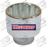 WESTWARD Socket: Metric, 1 in Drive Size, 58 mm Socket Size, 12-Point, Std, Chrome, Socket (MPN 45J248). Key specifications — attr1204417: WESTWARD; attr1204392: Chrome.