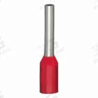 WAGO Wire Ferrule: 18 AWG Max Wire Size, Holds 1 Wire, Red, Polypropylene, 0.06 in Ferrule Dia (MPN 216-263-WWG). Key specifications — Brand: WAGO.