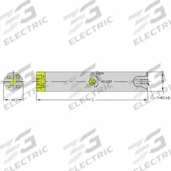 ULTRA-DEX USA Indexable Boring Bar: SCFT B40MM-520 (MPN 910-000-084). Key specifications — attr257292: SCFT B40MM-520.