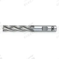 OSG Roughing End Mill: Cobalt, 6 Flute, Fine Pitch, 1-1/4" Mill Dia, 2" LOC, 4-1/2" OAL (MPN 4512100)