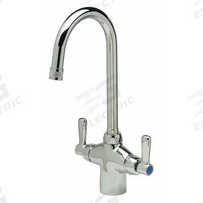 ZURN Laboratory Faucet: Faucet, Single-Post, For Cold Water/Hot Water Media - Single-Post Laboratory Faucets