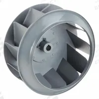 Blower Wheel: Backward-Inclined, 15 in Dia, Steel Wheel, 1 Inlets, 1 in Bore, 2,458 RPM Max., Inside (MPN 22FW19). Key specifications — Manufacturer Part Number: 22FW19; Brand: DAYTON; Compatible with Manufacturer Model Number: 100-15-1268; Compatible with Grainger Part Number: 3C073A; Compatible with Brand: Dayton; Product Type: Blower Wheel; Includes: Set Screws.