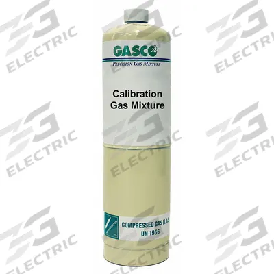 GASCO Calibration Gas: Air, Disposable, +/-5% Accuracy, C4H8, Calibration Gas - Calibration Gases for Portable Gas Detectors
