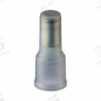 PANDUIT Closed-End Crimp Connectors: Nylon, 600 V, 22 AWG – 14 AWG Range (MPN JN218-216-CN). Key specifications — Contact Finish: Tin; Color: Clear; Brand: PANDUIT; Insulation Material: Nylon; Maximum Wire Combination: (2) 16 AWG; Maximum Wire Size: 14 AWG; Minimum Wire Combination: (2) 22 AWG; Minimum Wire Size: 22 AWG.