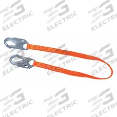 MILLER BY PIP Positioning Lanyard: Steel Snap Hook, Steel Snap Hook, 6 ft Lg, 310 lb Capacity, OSHA (MPN T9111W-Z7/6FTAF). Key specifications — Color: Orange; Brand: MILLER BY PIP; Adjustable Length: No.