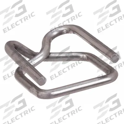 APPROVED VENDOR Strapping Buckle: Buckles, Fits 3/8 in Strap Wd, 23/250 in Seal Thick, Steel - Buckles for Polypropylene Strapping