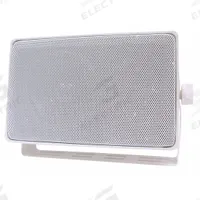 SPECO TECHNOLOGIES Speaker with Transformer: Powered, 3-Way, 8 ohm Impedance, 4 1/2 in Overall Wd (MPN DMS3TSW). Key specifications — For Location: Indoor; Power Style: Powered.