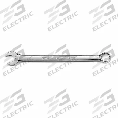 GEARWRENCH Combination Wrench: Alloy Steel, Chrome, 17 mm Head Size, 10 1/4 in Overall Lg - SAE 12-Point Combination Wrenches