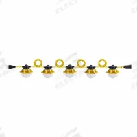 APPROVED VENDOR String Light: LED, Corded, String light, 50 ft Power Cord Lg, 120V AC, Built-In (MPN 820DC1). Key specifications — attr564215: Three Prong NEMA 5-15; attr564191: Plastic; attr564187: Built-In; attr564159: APPROVED VENDOR; attr564164: 5000K; attr564165: SJTW; attr564166: 16 AWG; attr564190: String light.