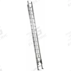 LOUISVILLE LADDER Extension Ladder: 32 ft Ladder Size, Aluminum, 375 lb Load Capacity, 73 lb Wt (MPN AE1232HD). Key specifications — Color: Silver; Brand: LOUISVILLE LADDER; Included Features: Mar-Resistant End Caps; Removable Fly: Fixed.