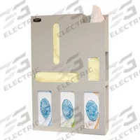 BOWMAN DISPENSERS Protection System: 16 3/4 in Overall Wd, 4 in Overall Dp, 6 Compartments, Plastic (MPN LD-064). Key specifications — Material: Plastic; Color: Brown; Brand: BOWMAN DISPENSERS; Product Type: Protection System; Compatible Dispensing Product: Gloves.