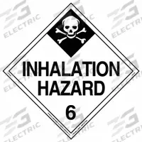 LABELMASTER DOT Container Placard: Inhalation Hazard, 10 3/4 in x 10 3/4 in, 10 3/4 in Label Ht (MPN 19TZ92). Key specifications — Brand: LABELMASTER; Message: Inhalation Hazard.