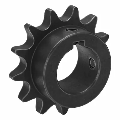 TSUBAKI Sproket Untai Tunggal: 60, Untuk Jarak Rantai 3/4 in, Diameter Lubang 1 7/16 in - Size 60 Fixed-Bore Roller Chain Sprockets