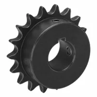 TRITAN Sprocket: 40, For 1/2 in Chain Pitch, 1 in Bore Dia, 18 Teeth, 2.879 in Pitch Dia, Steel (MPN 40BS18H X 1)