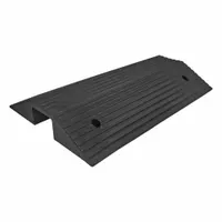 Drop-Over Cable Ramp: 1 Channels, 19 3/4 in Wd, 3 7/8 in Ht, 31 1/4 in Lg (MPN DO-ED-XL-1X350-BK)