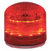 FEDERAL SIGNAL Beacon Warning Sounder Light: 120 to 240V AC/12 to 24V AC/DC, 3 29/32 in Overall Wd (MPN SLM600R)