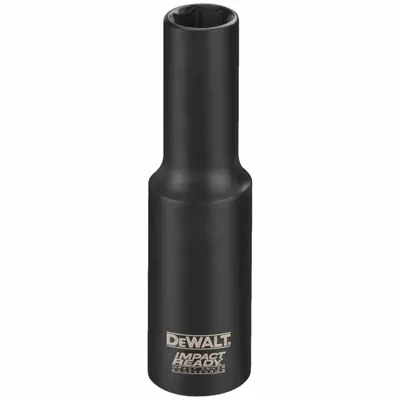 DEWALT Soket Impact: Ukuran Penggerak 1/2 in, SAE, Ukuran Soket 7/8 in, 6-Point, Dalam - 1/2" Drive Impact Sockets