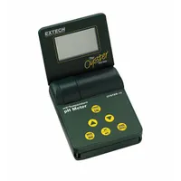 EXTECH pH Meter: Millivolt/pH/Temp, Electrodes Sold Separately, 9V Battery/Neck Strap, ±0.02 pH (MPN OYSTER-10)