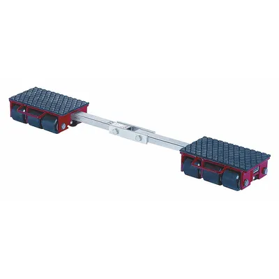 GKS-PERFEKT Rol Mesin: 19,800 lb, 4 3/8 in Tinggi Dek, 7 7/8 in P x 7 7/8 in L, (16) Rol - Front- & Rear-Support Machine Rollers