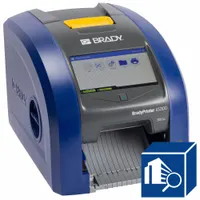Desktop Printer: Facility Safety Identification, PC Connected/Standalone, Single Color, Ethernet/USB (MPN 151292)
