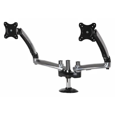 PEERLESS Lengan Monitor Ganda: Permukaan, Untuk Layar 10 in hingga 38 in, Maks. 17.8 lb, Tetap - Full Motion Television Mounts
