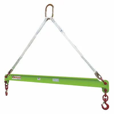 CALDWELL Balok Penyebar: Balok Penyebar, Batas Beban Kerja 6.000 lb, Tetap, Panjang Keseluruhan 48 in - Chain-Mounted Spreader Beams