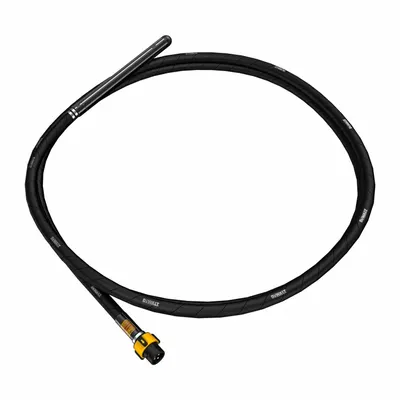 DEWALT Kepala Vibrator: DCPS310/DCPS320, Panjang Keseluruhan 21 ft, Lebar Keseluruhan 1 1/2 in, Quick-Connect - Replacement Shafts for Concrete Vibrators