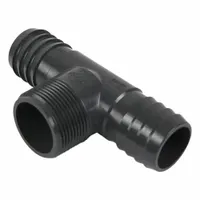BUSHMAN T-Connector: Black, 2 1/2 in Overall Ht, 5 in Overall Wd, Plastic, 1 1/4 in Overall Lg (MPN TCONNECTOR)