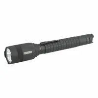 Tactical Flashlight: 2,200 lm, 1.5 hr Run Time at Max. Brightness, 209 m Max Beam, Black