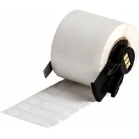 Wraparound Label: 3/8 in x 1 in, Nylon, Black on White (MPN M6-98-499)