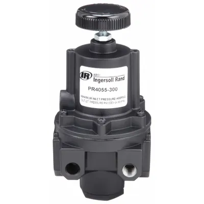 ARO Regulator Udara Bertekanan Presisi: Die-Cast Seng, 3/4 in NPT, 200 cfm - Precision Air Regulators
