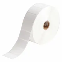 Pre-Cut Label Stock Roll: 1 in Label Ht, 1 1/2 in Label Wd, 1 in Roll Lg, White (MPN THT-235-7425-2-SC)