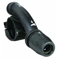 Polyamide tube fitting for compressed air systems. Push-to-Connect x Push-to-Connect reducer connects 1 1/2 in OD tube to 1/2 in OD tube. Black color. Used in pneumatic networks for secure, leak-free connections