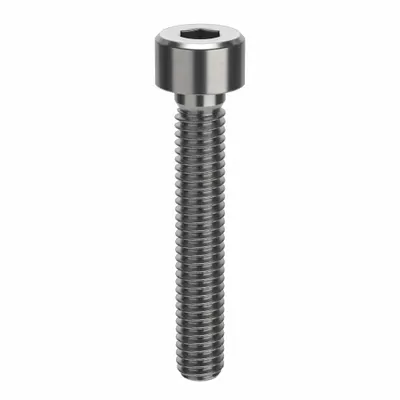 AMPG Sekrup Kepala Soket: Ukuran Ulir M4x0.70, Panjang 25 mm, Standar, Polos, Baja Tahan Karat - Metric System Standard Socket Head Cap Screws